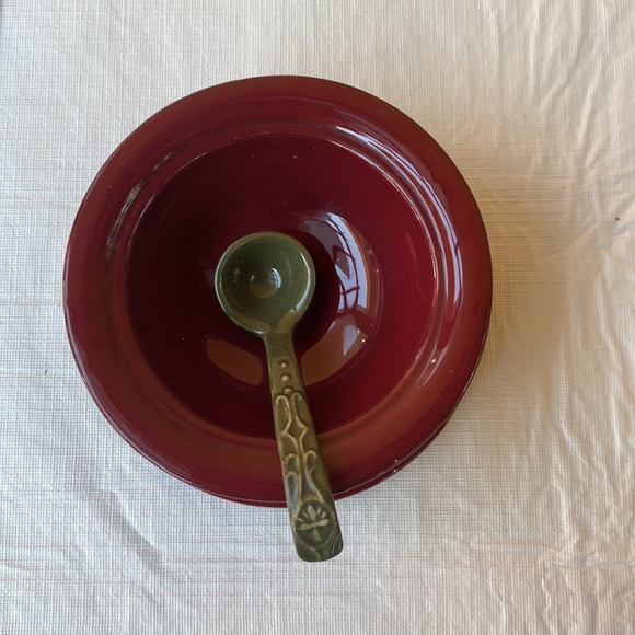Relish plate with sauce bowl and spoon porcelain - Picture 8 of 10